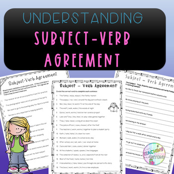 Preview of Subject-Verb Agreement - No Prep