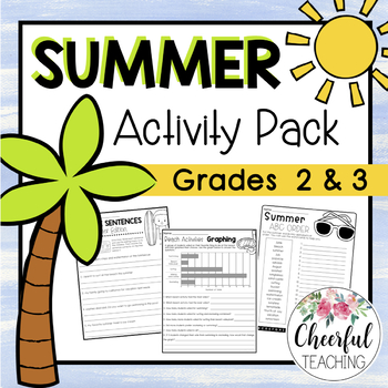 Preview of No Prep Summer Activity Pack