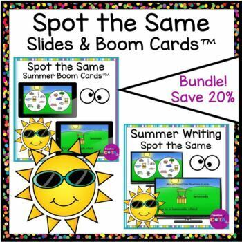 Digital Resource No Prep Summer Handwriting & Visual Perception Activities