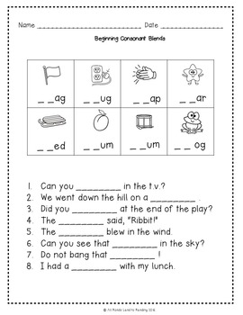 No Prep Summer Reading Skills Practice for First Grade Sample | TpT