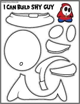 Super Mario Coloring Pages & Paper Crafts - Tree Valley Academy