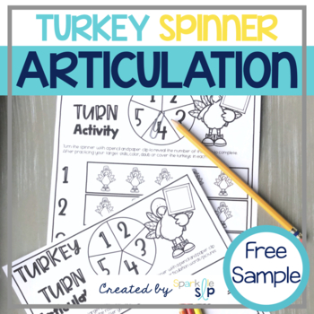 Preview of No Prep Thanksgiving Activity Sample for Any Skill | FREE