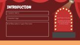 No Prep! Theatre Arts: Character Study Interactive Google 