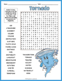 TORNADO Word Search Puzzle Worksheet Activity