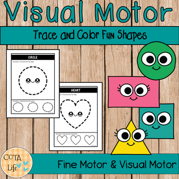 No Prep Trace and Color Fun Shapes by COTA Life | TPT