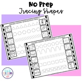 No Prep Tracing Shapes Articulation - Speech Therapy