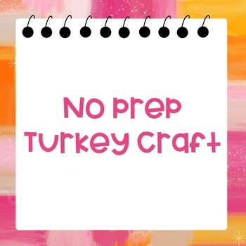 No Prep Thanksgiving Craft by Jennas Speech Corner | TPT