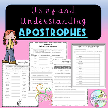 Preview of Using Apostrophes for Contractions and Possessive Nouns