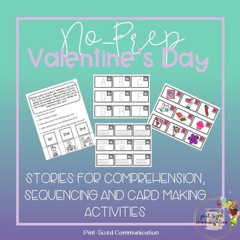 Preview of No-Prep Valentine's Day Stories and Activities