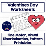 No Prep Valentines Day Worksheets