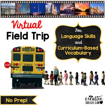 Preview of No Prep Virtual Field Trip for Language and Vocabulary