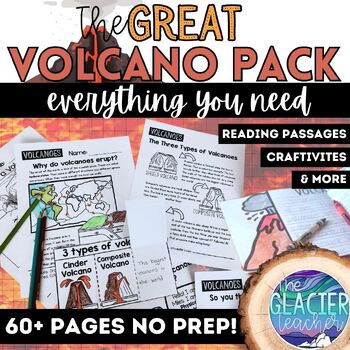 Preview of The Great Volcano Pack- No Prep