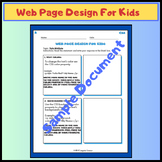 No Prep | Web Page Design For Kids | Learning CSS [Style A