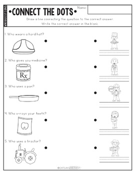 no prep wh questions who print and go homework worksheets freebie