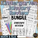 No Prep Winter Activities for Kindergarten ELAR and MATH R