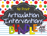 No Print Articulation Complete BUNDLE
