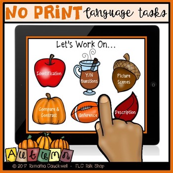 Preview of Language Tasks No Print: Autumn