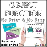 No Print Basic Concepts: Object Function with Task Box Cards