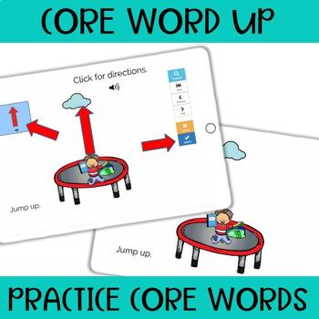 No Print Boom Cards™ AAC Core Word: UP for Special Education | TpT