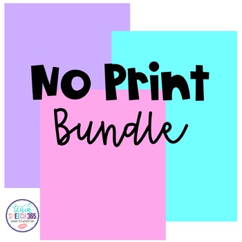 Preview of No Print Bundle - Speech Therapy