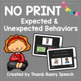 No Print Expected and Unexpected Behaviors Interactive PDF