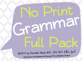 No Print Grammar: Full Pack
