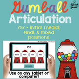 No Print Gumball Articulation - S Sound | Teletherapy | Di