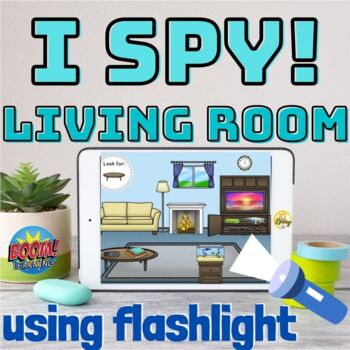 Preview of No Print! I spy! (using flashlight) | Living Room Edition