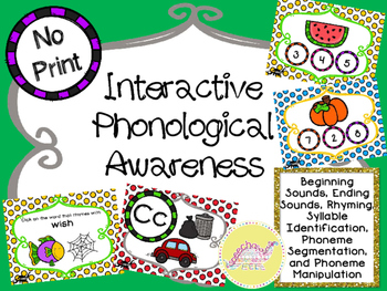 Preview of No Print Interactive Phonological Awareness