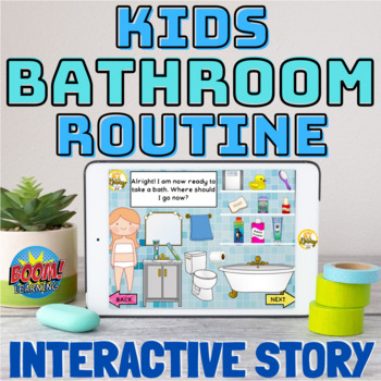 Preview of Kids Bathroom Routine | An Interactive Story