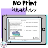 No Print Language: Weather for Speech Therapy