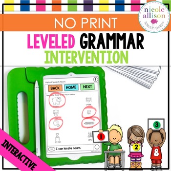 Preview of Leveled Intervention for Grammar (No Print)