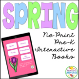 NO PRINT Preschool Language Speech Therapy Kit: Spring