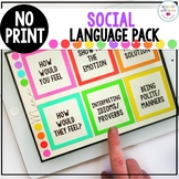 No Print Social Language Pack