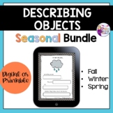 Seasonal Describing Objects | Digital or Printable