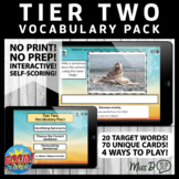 No Print Tier Two Vocabulary Pack | Synonyms Sentence Form