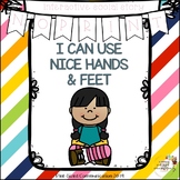 No-Print and Interactive Social Story Using Nice Hands and Feet