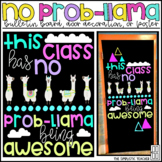 No Prob-Llama Alpaca Bulletin Board, Door Decoration, or Poster