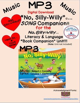 Preview of Book Companion Song:  For the "No, Silly-Willy" Book Companion!