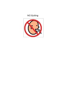 no spitting clipart