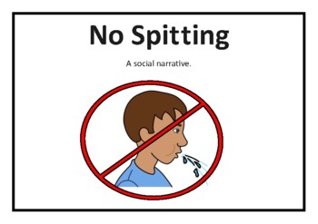 no spitting clipart