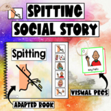 No Spitting Social Story - Spitting Adapted Book for Speci