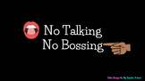 No Talking No Bossing Collaborative Game