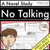 No Talking Novel Study Unit