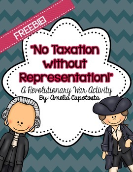 No Taxation Without Representation Hands On Freebie By Amelia Capotosta