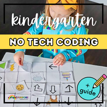 Preview of No Tech Pre-Coding For Kindergarten