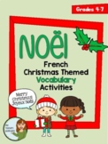 Noël - Christmas themed vocabulary activities for beginner French