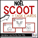 Noël French Christmas scoot card game and task cards