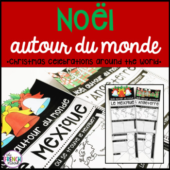 Preview of Noël autour du monde | Christmas around the world French research project