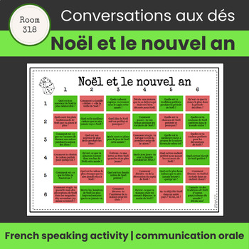 Preview of Noël et le nouvel an | French Speaking Activity